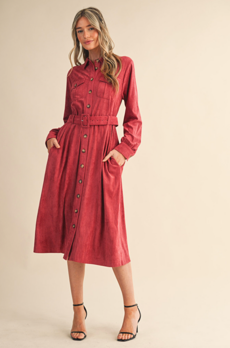 long sleeve suede midi dress Melliflo Women's Retro Fringe Suede Dress Mock Neck Long Sleeve Velvet Midi Dress Casual Loose Fit Solid Dresses with Pockets Brown at Amazon Women's Clothing store