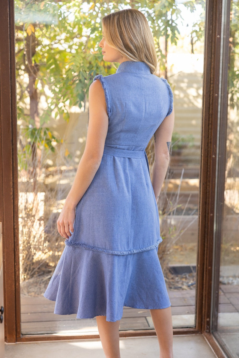 blue heaven dress Blue Ballroom Dress | Blue Embroidered Crepe Insets