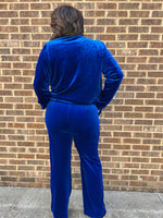 Blue Magic Velvet Pants