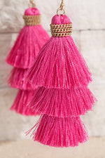 Tiered Tassel Earrings