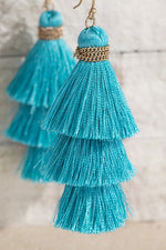 Tiered Tassel Earrings