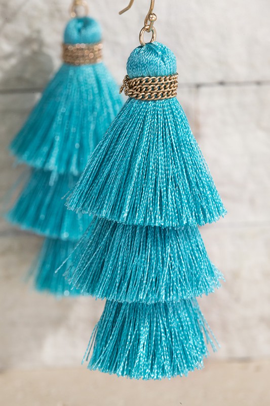 Tiered Tassel Earrings