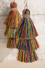 Tiered Tassel Earrings
