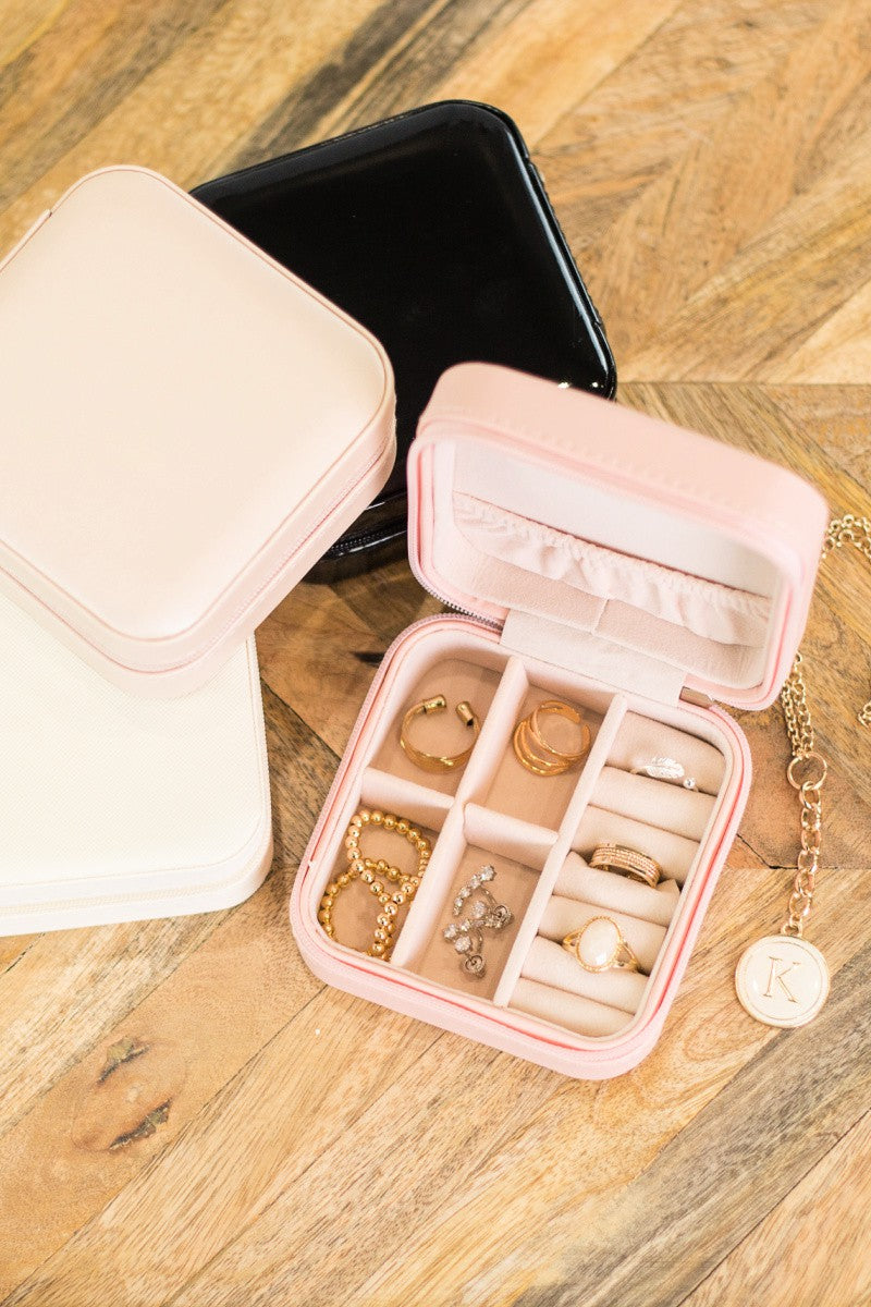 Mini Square Jewelry Travel Box