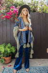 Colorful Crochet Poncho
