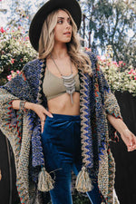 Colorful Crochet Poncho