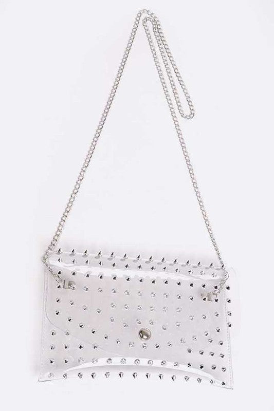 Full Stud Clear Bag