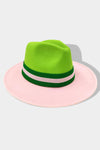 Color Block Fedora