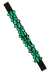 Crystal Accent Elastic Belt