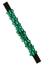 Crystal Accent Elastic Belt