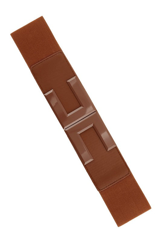 H Enamel Belt Plus Size