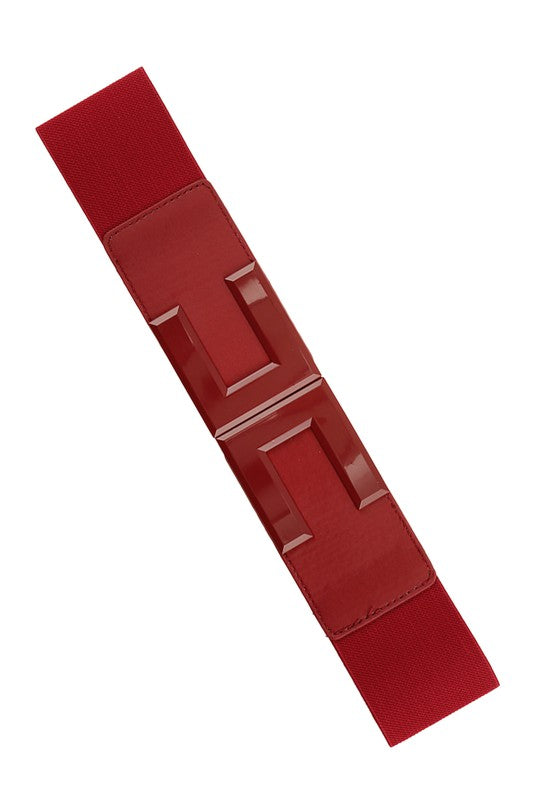 H Enamel Belt Plus Size