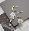 Geo Leaf Earrings