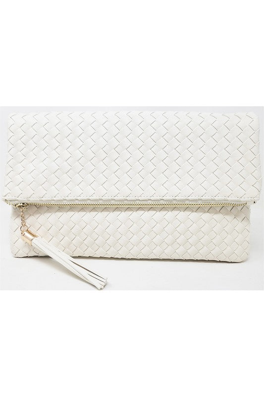 Woven Quilted Clutch