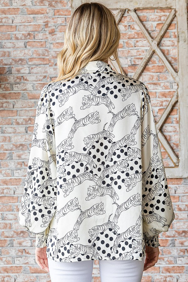 Thriving with Tigers Blouse