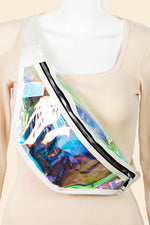 Iridescent Clear Fanny Pack