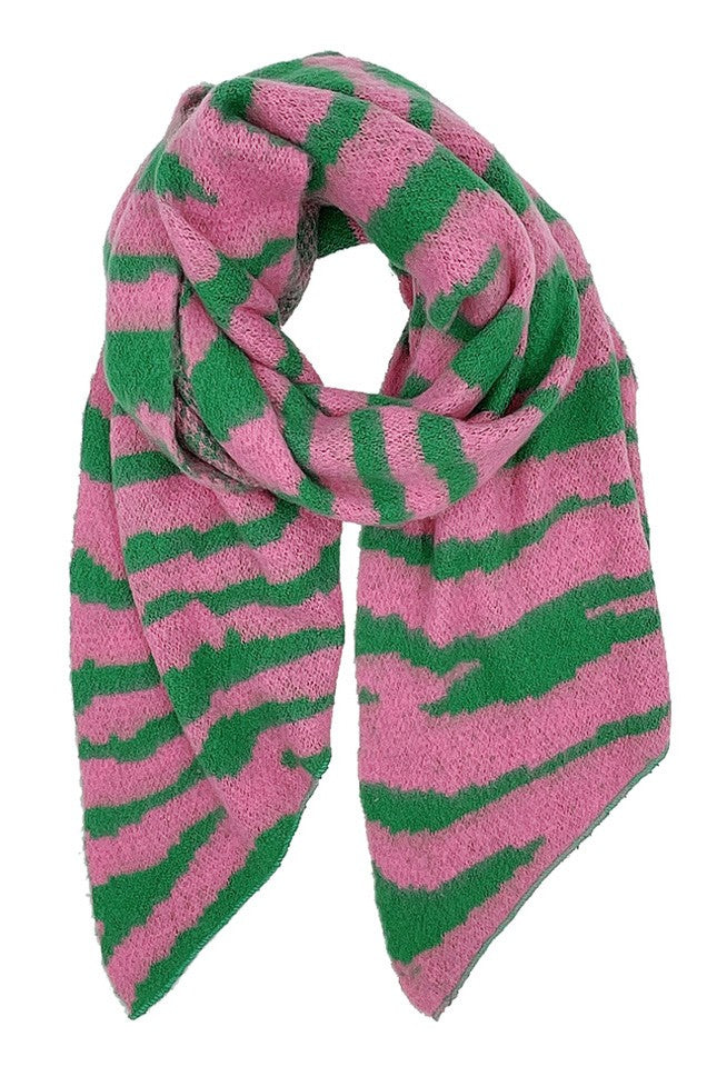 Pink & Green Scarf