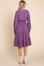 Passionate in Purple Dress