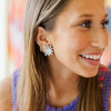 Crystal Spike Stud Earring