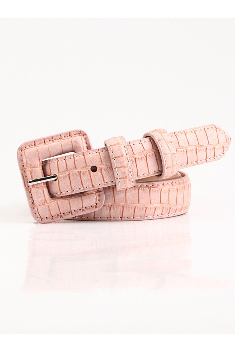 Crocodile Texture Belt