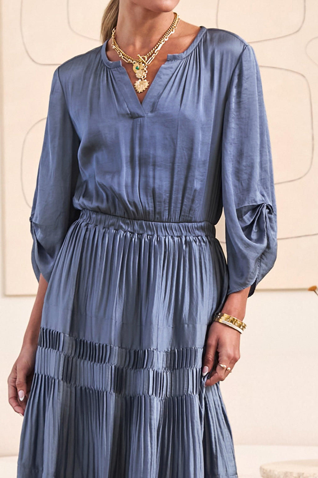 Slate Serenity Dress