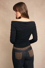 Midnight Drape Top
