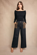 Midnight Drape Top