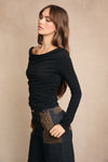 Midnight Drape Top