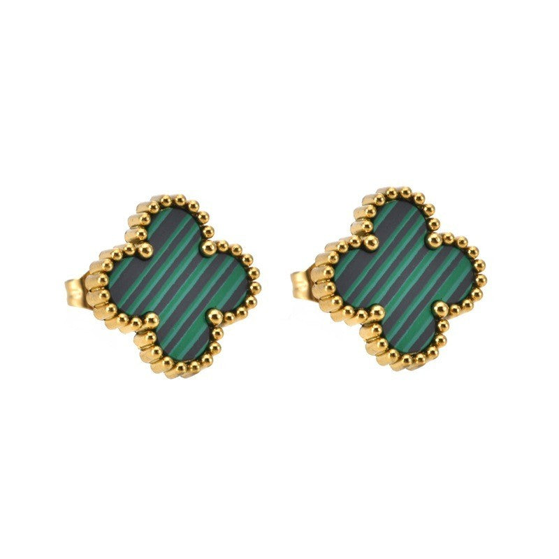 Lucky Clover Stud Earrings