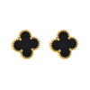 Lucky Clover Stud Earrings