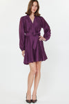 Deep Plum Orchard Dress