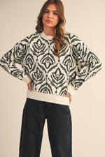 Olive Bloom Sweater