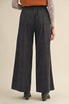 Charcoal Suede Trousers