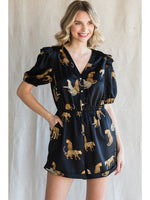 Cheetah Girl Romper