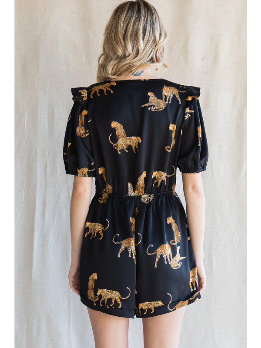 Cheetah Girl Romper