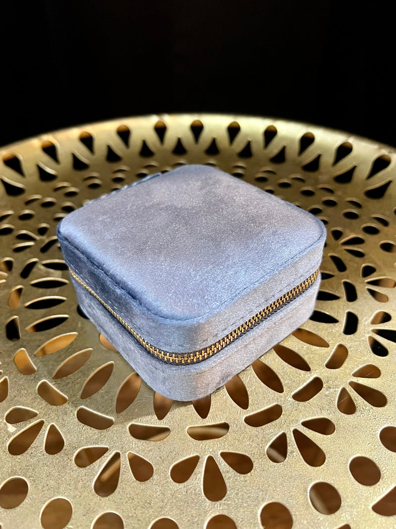 Velvet Square Jewelry Box