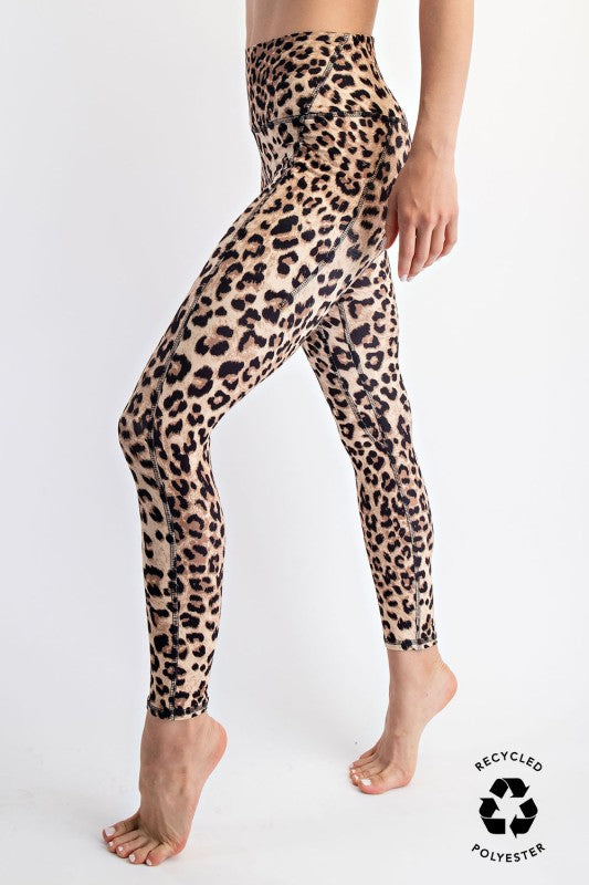 Butter Yoga Leggings - Animal Print