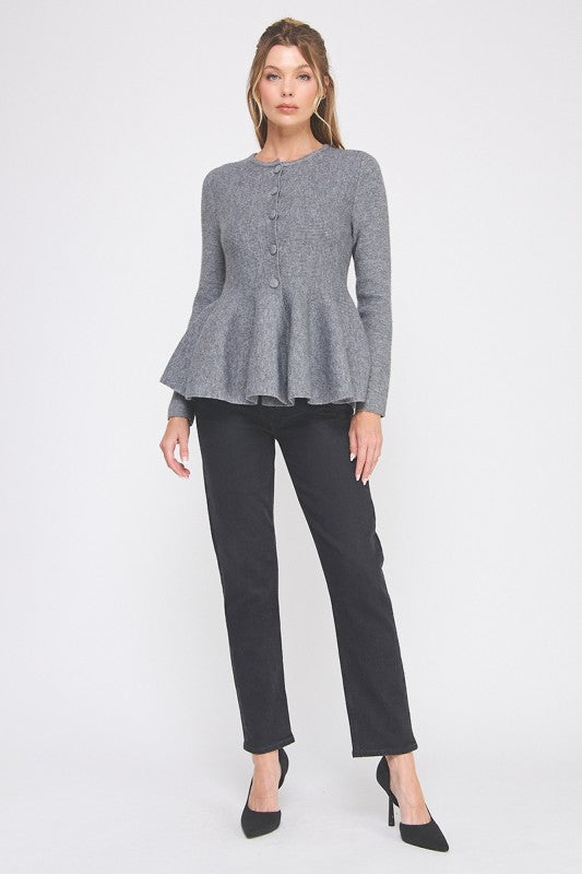 Peplum Grace Sweater