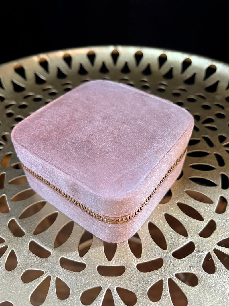 Velvet Square Jewelry Box