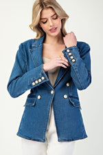 Denim Luxe Blazer