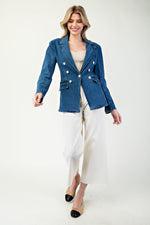 Denim Luxe Blazer