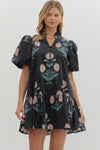 Midnight Ruffle Dress