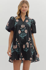 Midnight Ruffle Dress