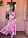 Pink Paisley Dress