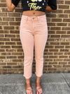 Powdery Pink Jeans
