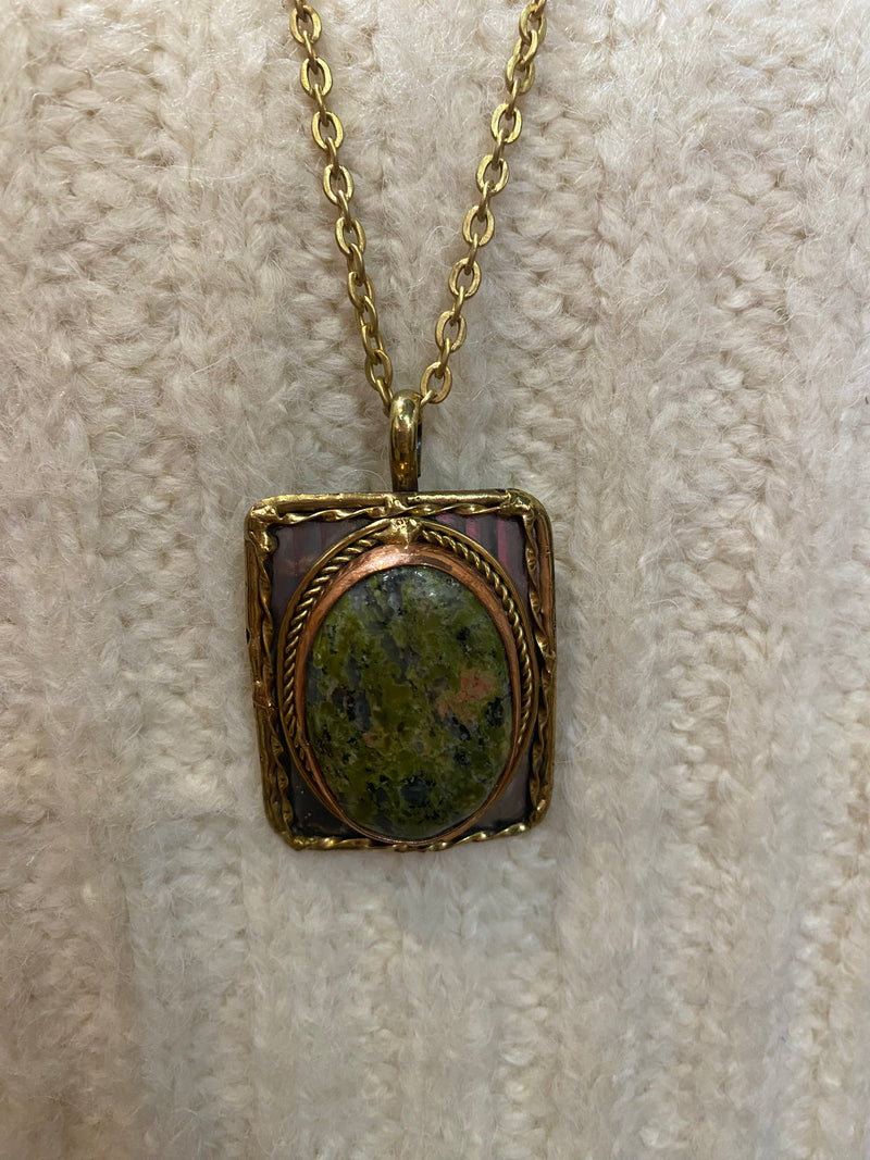Handcrafted Metal Necklace