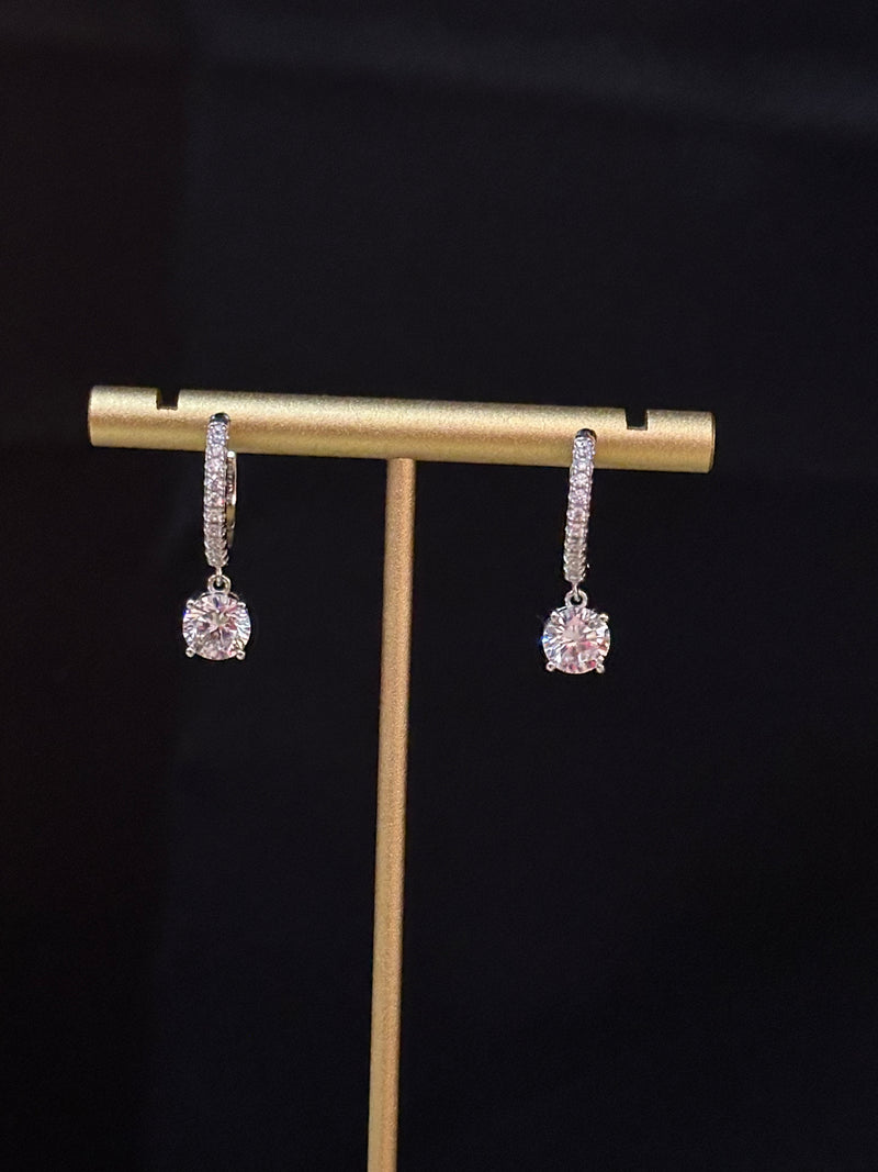 Halo Drop Earrings