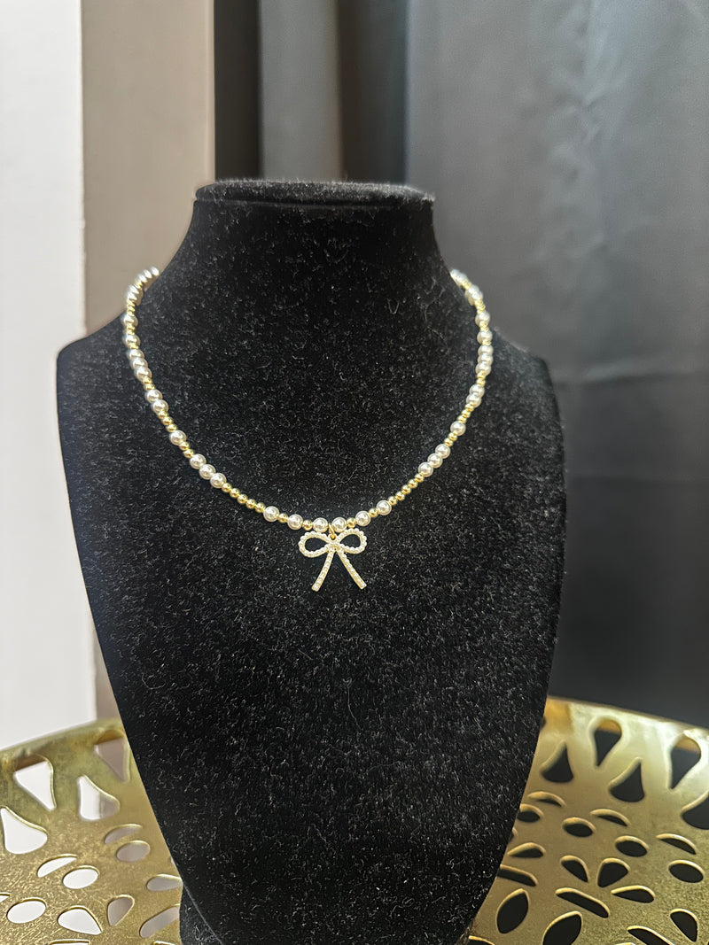 Small Bow Choker
