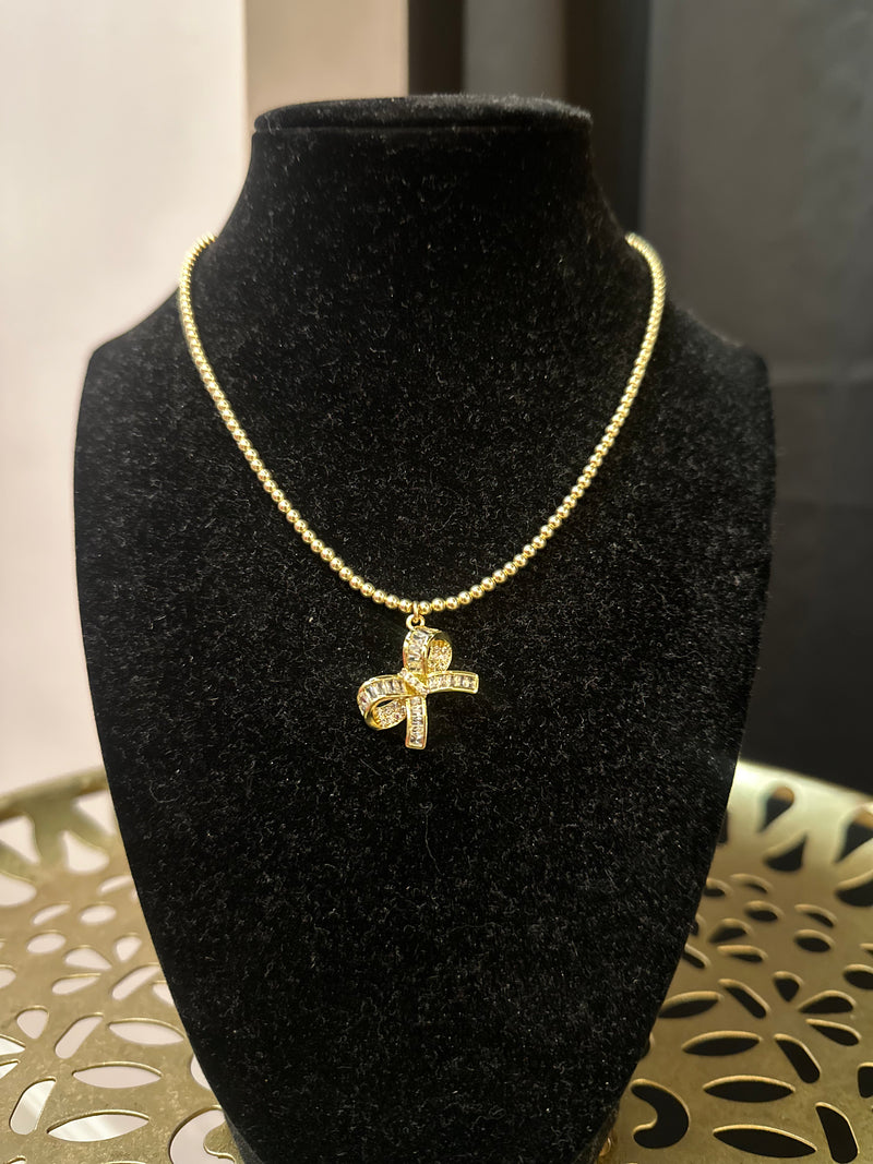 Large Bow Choker