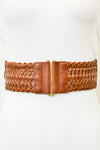 Vegan Leather Braided Belt